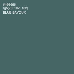 #466666 - Blue Bayoux Color Image
